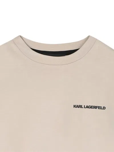 Karl Lagerfeld Graphic-print T-shirt In Neutral