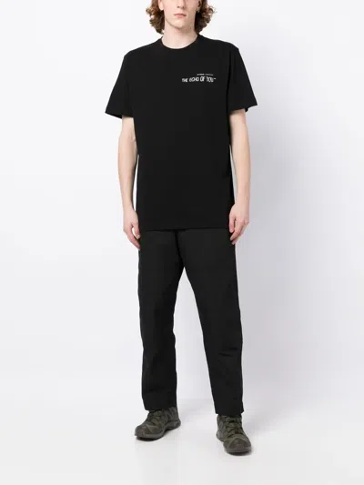 Iso.poetism Graphic-print Short-sleeved T-shirt In Black