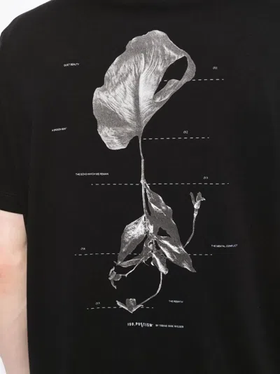 Iso.poetism Graphic-print Short-sleeved T-shirt In Black