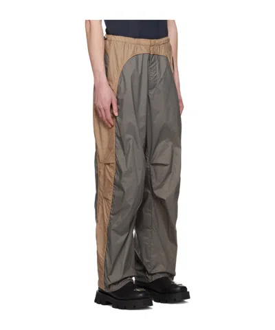 Misbhv Beige Jordan Barrett Edition Paneled Track Pants In Gray