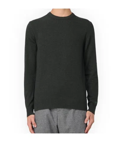 Woolrich Logo Embroidered Crewneck Jumper In Black