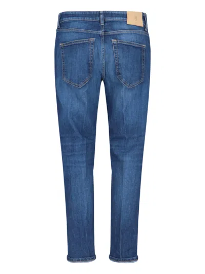 Pt Torino Slim Cut Washed Effect Jeans