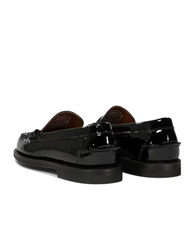 Sebago Dan Classic Leather Tassel Penny Loafers In Black