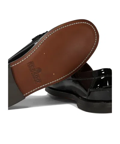 Sebago Dan Classic Leather Tassel Penny Loafers In Black