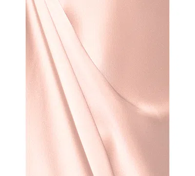 Xscape Women's Collared Sleeveless Long Sheath Dress In Pink