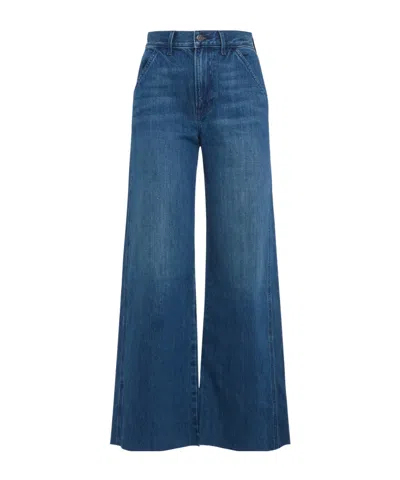 Veronica Beard Flared Denim Trousers