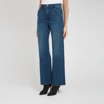 Veronica Beard Flared Denim Trousers