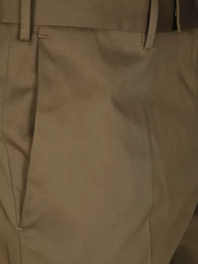 Pt01 Cropped Slim-fit Chinos In Brown
