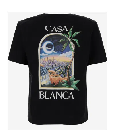 Casablanca La Nights T-shirt In Black