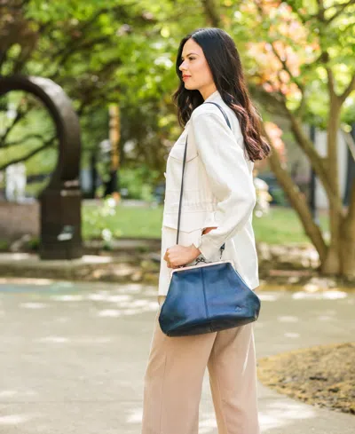 Patricia Nash Sofia Kisslock Leather Bag