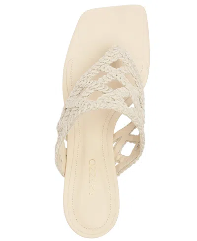Arezzo Brie Cage Sandal In Neutral