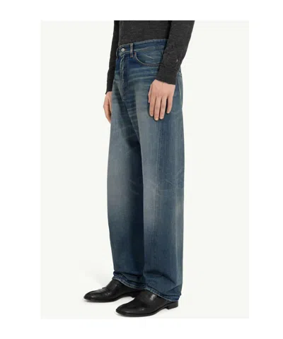 Mm6 Maison Margiela Straight Leg Jeans In Blue