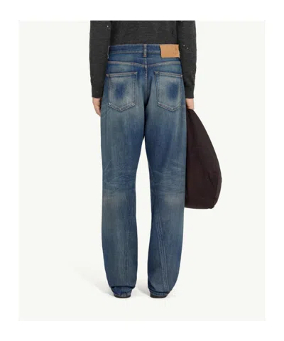 Mm6 Maison Margiela Straight Leg Jeans In Blue