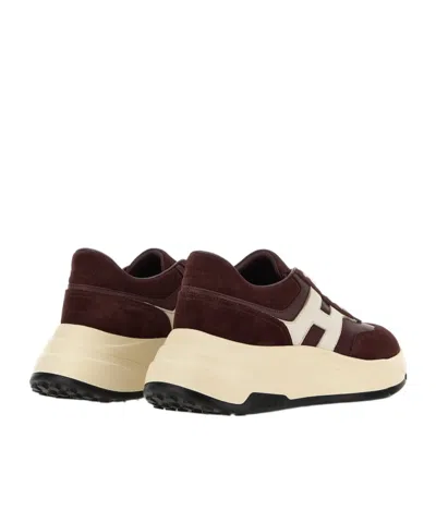 Hogan High-fidelity Sneakers With Contrast Sole In Multi