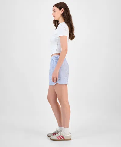 And Now This Women's Striped Seersucker Boxer Shorts, Exclusively At Macy's