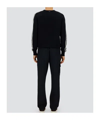 Herno Resort Cargo Trousers In Pure Cotton In Black