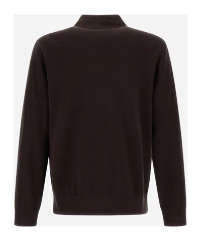 Herno Resort Shacket In Cotton Cashmere Knit In Blue