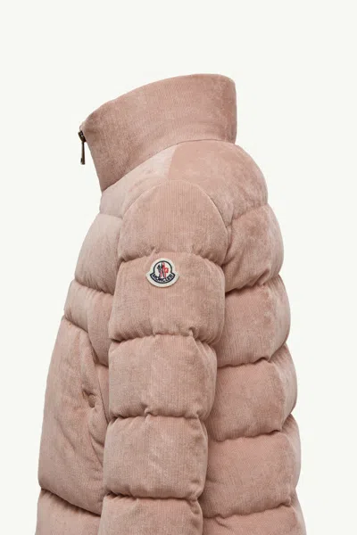Moncler Marth Corduroy Down Jacket In Neutral