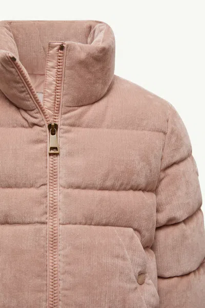 Moncler Marth Corduroy Down Jacket In Neutral