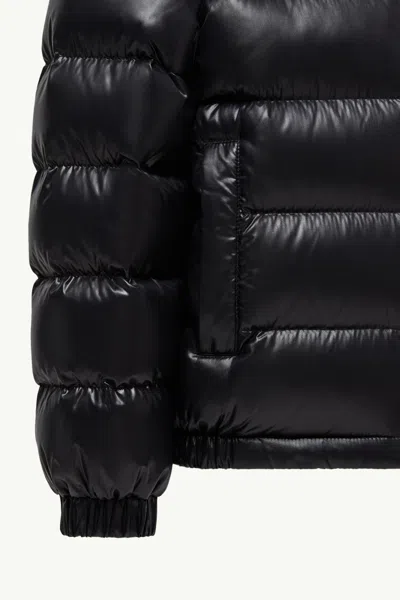 Moncler Doudoune À Capuche New Aubert In Black