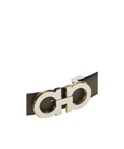 Ferragamo Reversible And Adjustable Gancini Belt