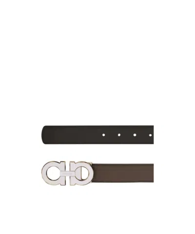 Ferragamo Reversible And Adjustable Gancini Belt