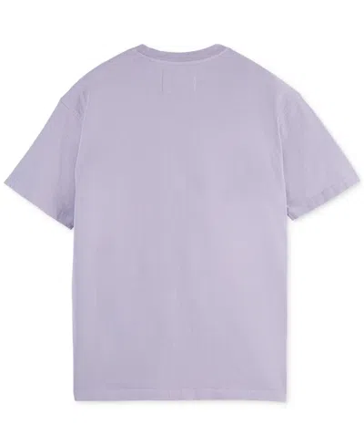 Scotch & Soda Men's Relaxed Fit Short Sleeve Crewneck Logo Graphic T-shirt In Purple