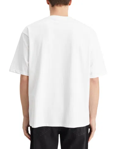 Scotch & Soda Raw Edge Cotton T-shirt In White