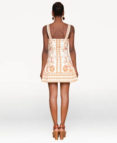 Avec Les Filles Women's Printed Fit & Flare Mini Dress