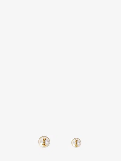 Saint Laurent Cassandre Asymmetrical Earrings