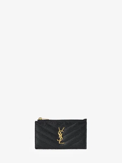 Saint Laurent Cassandre Fragments Cardholder