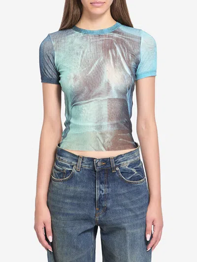 Jean Paul Gaultier Water Baby Tee Woman Indigo