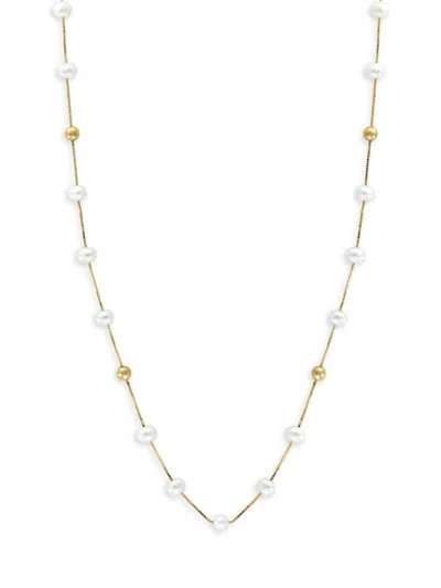 Effy Women's 14k Yellow Gold & Freshwater Pearl Necklace