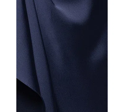 Xscape Women's Collared Sleeveless Long Sheath Dress