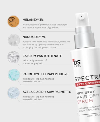Ds Laboratories Spectral.dnc-s Extra Strength Anti-gray Hair Density Serum, 2 Oz.