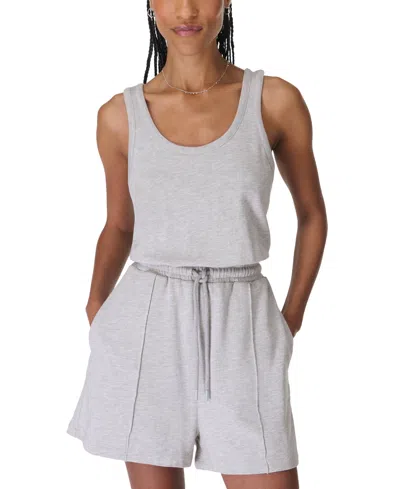 Sweaty Betty After Class Knit Romper In Gray