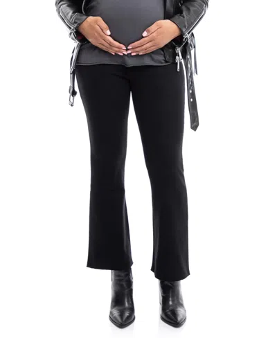 1822 Denim Redenim Over The Bump Raw Hem Demi Bootcut Maternity Jeans