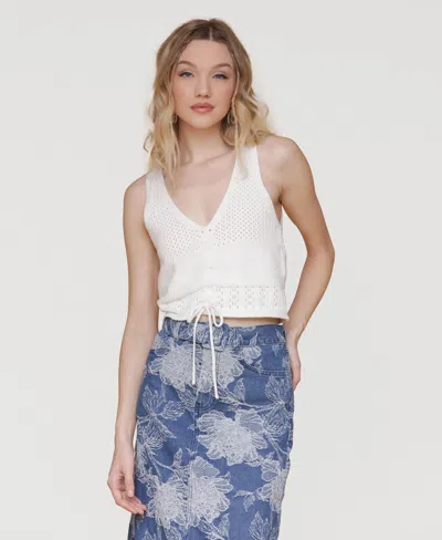 Avec Les Filles Women's Crocheted Halter Top