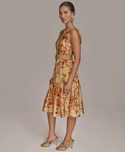 Donna Karan Women's Belted A-line Dress