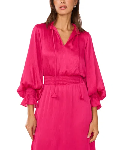 Vince Camuto Women's Smocked-waist Tiered Maxi Dress