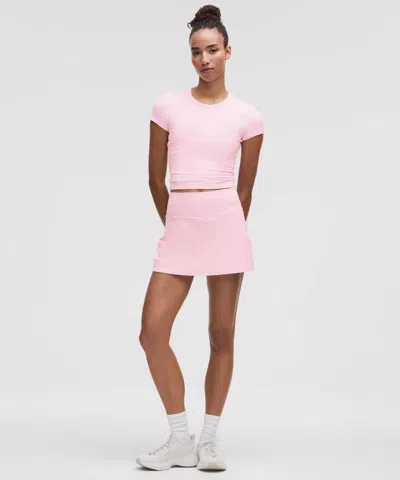 Lululemon All It Takes Back-twist Ribbed Short-sleeve Shirt