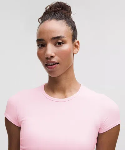 Lululemon All It Takes Back-twist Ribbed Short-sleeve Shirt