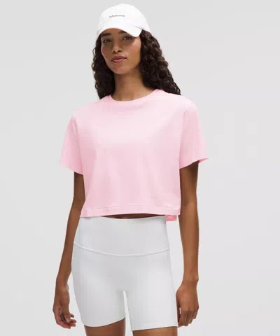 Lululemon All Yours Organic Cotton Cropped T-shirt