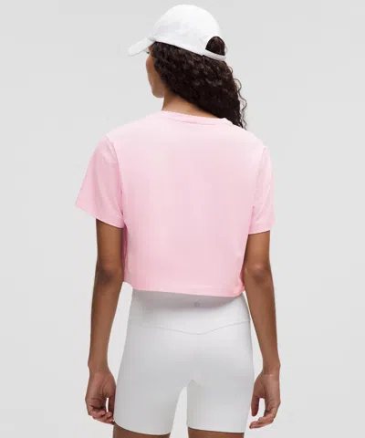 Lululemon All Yours Organic Cotton Cropped T-shirt
