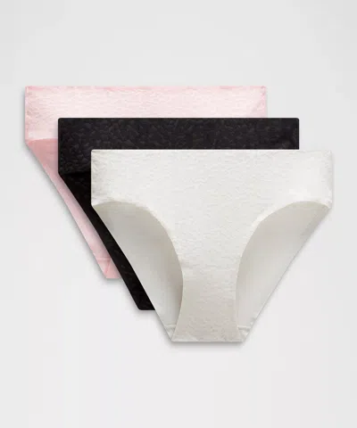 Lululemon Invisiwear Mid-rise Bikini Underwear Performance Lace
