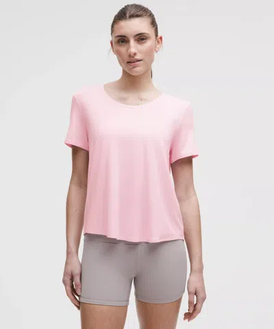 Lululemon Modal-silk Twist-back Short-sleeve Shirt