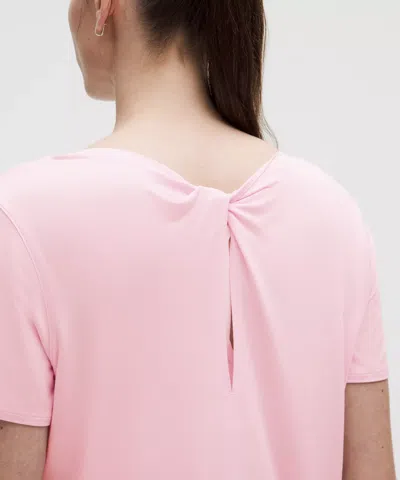 Lululemon Modal-silk Twist-back Short-sleeve Shirt