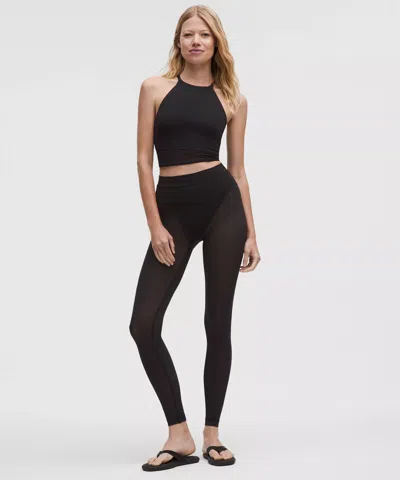 Lululemon Nulu High-neck Mesh-hem Tank Top