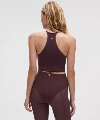 Lululemon Nulu High-neck Mesh-hem Tank Top