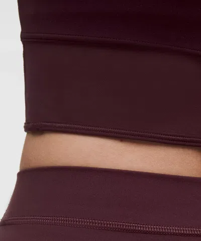 Lululemon Nulu High-neck Mesh-hem Tank Top